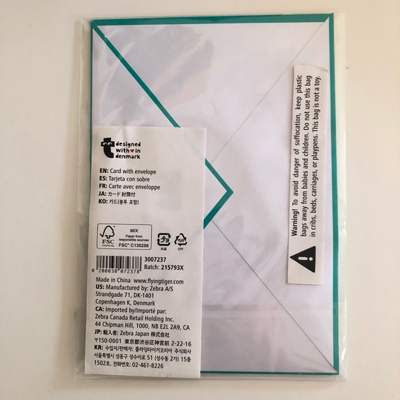 NEW in Package Birthday Card with Envelope - Picture 3 of 3